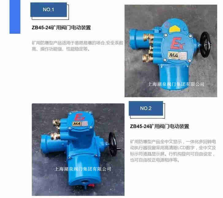 防爆型閥門電動裝置說明書，技術條件